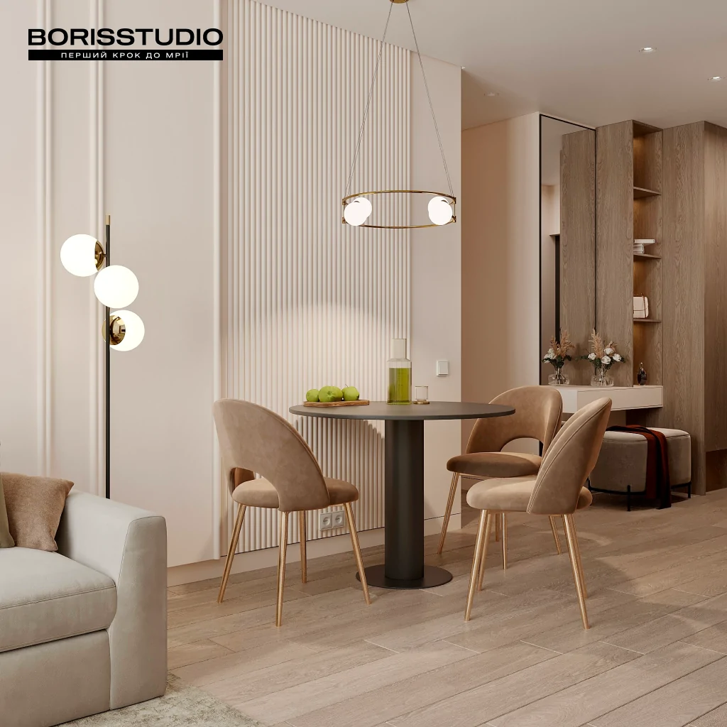 Дизайн кухні в пастельних тонах