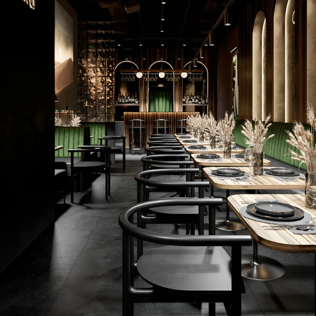 Дизайн кальянної в стилі лофт