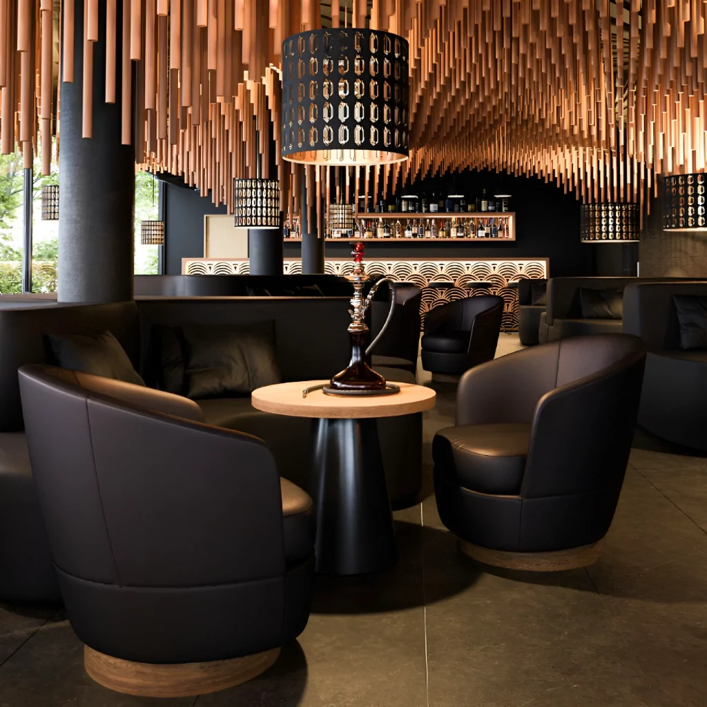 Меблі для кальянних в стилі лофт