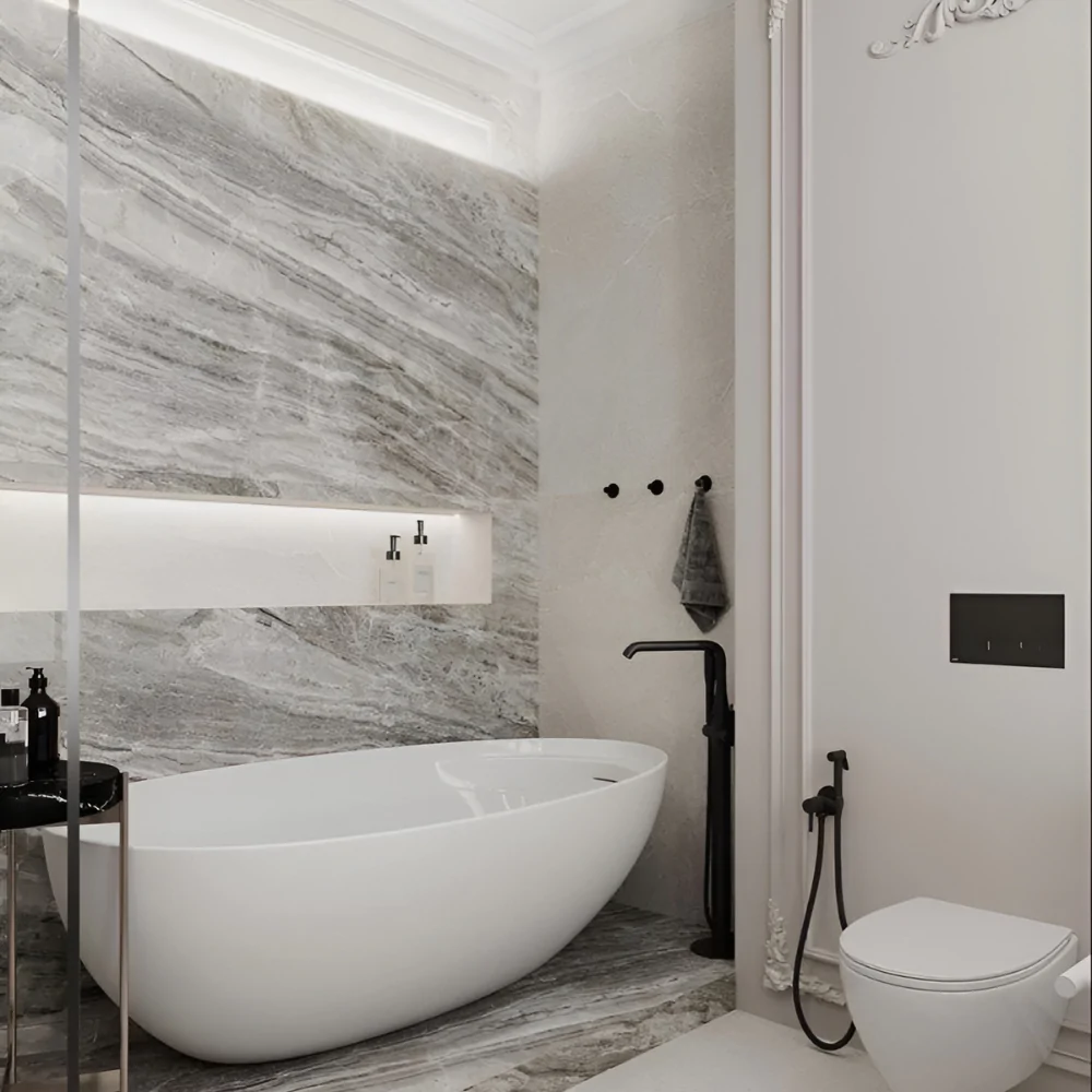 Оздоблення ванної керамічною плиткою