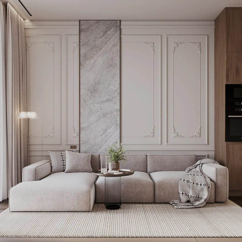 Дизайн вітальні у класичному стилі