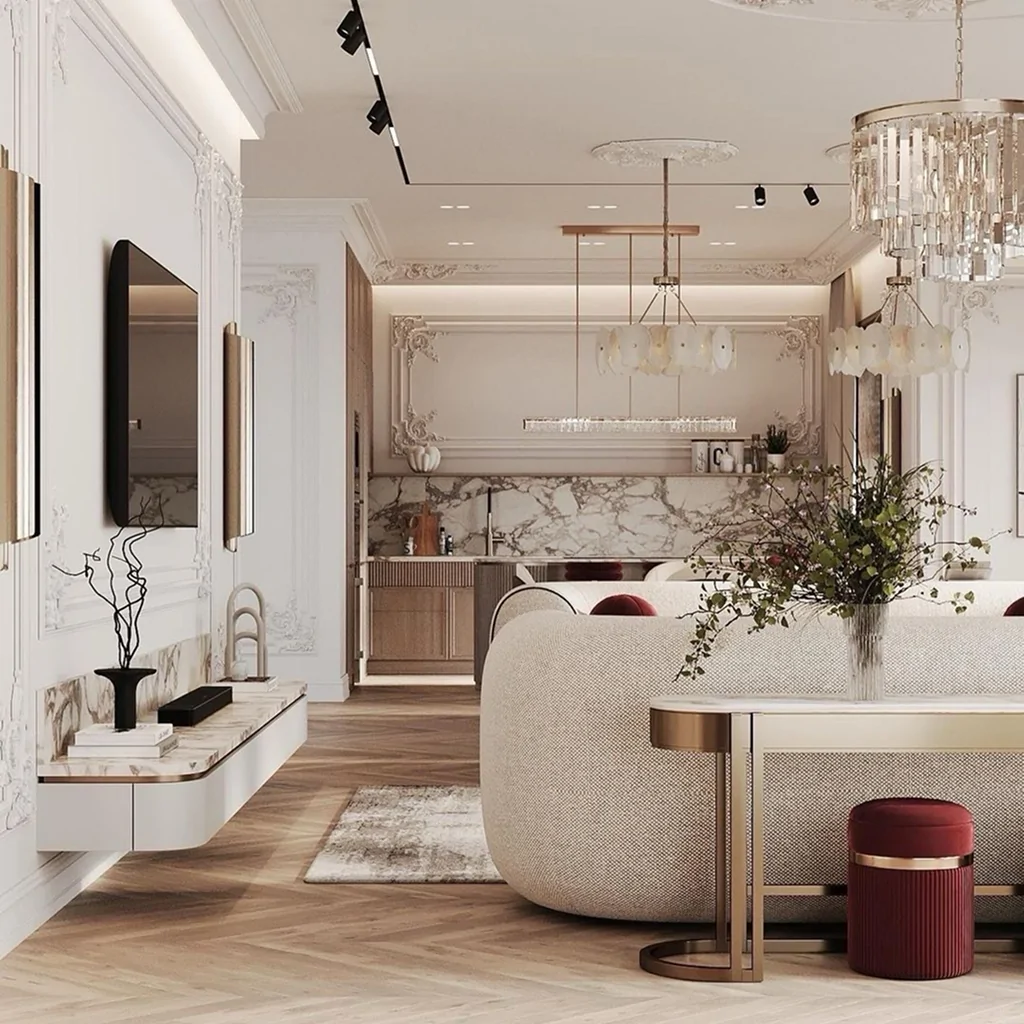 Дизайн-проект квартиры в классическом стиле