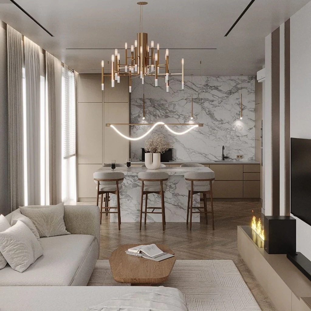 Интерьер квартиры в классическом стиле