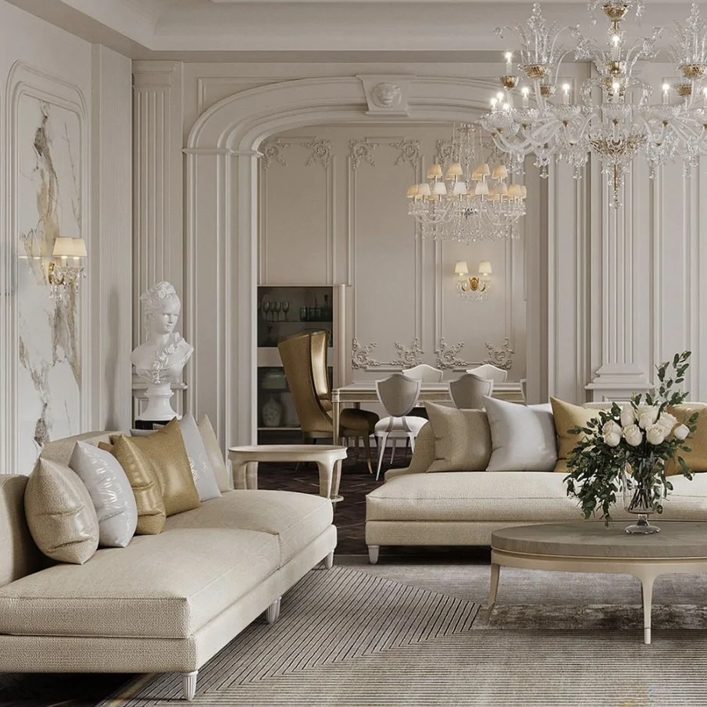Дизайн-проект интерьера виллы в классическом стиле