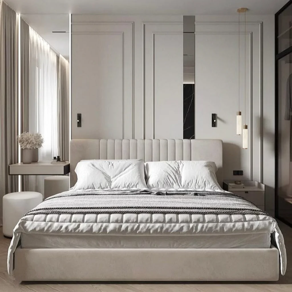 Дизайн-проект спальни в классическом стиле