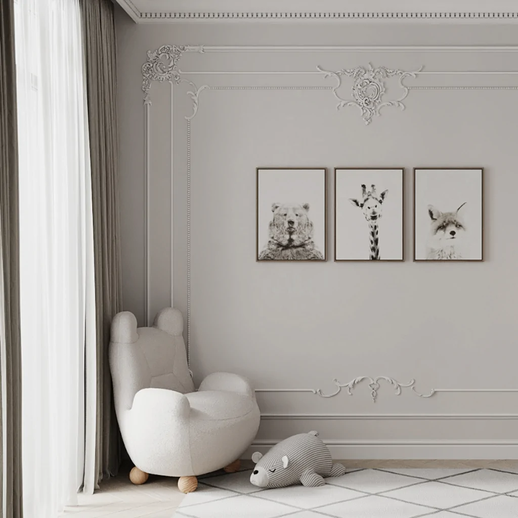 Дизайн интерьера детской комнаты в классическом стиле