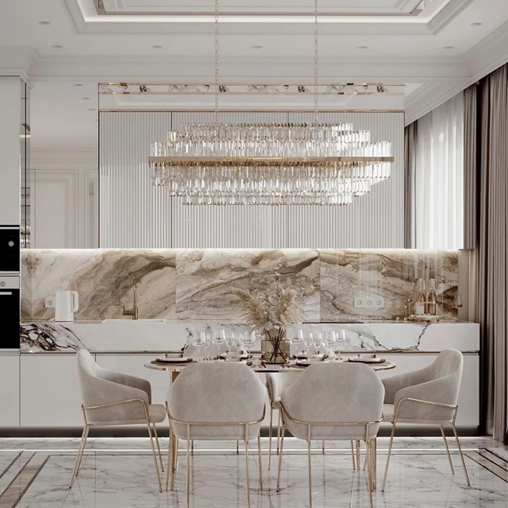 Дизайн интерьера кухни в классическом стиле от BORISSTUDIO