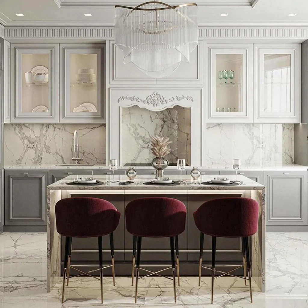 Дизайн кухни в классическом стиле от BORISSTUDIO