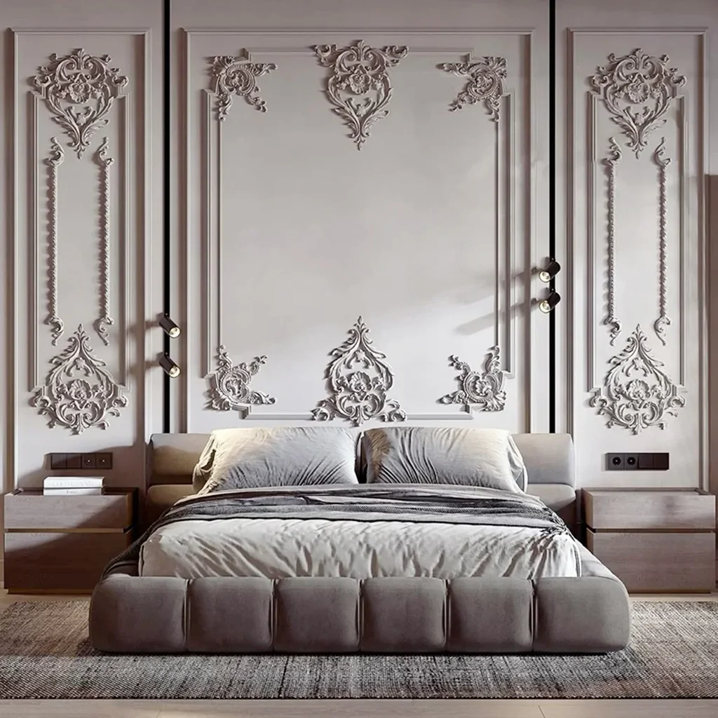 Дизайн интерьера спальни в классическом стиле от BORISSTUDIO