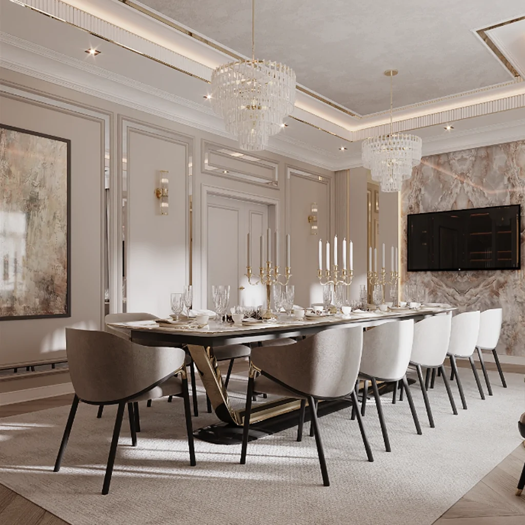 Дизайн-проект дома в классическом стиле от BORISSTUDIO