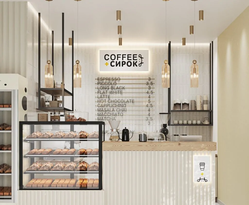 Дизайн-проєкт інтер’єру кав’ярні “Сирок”