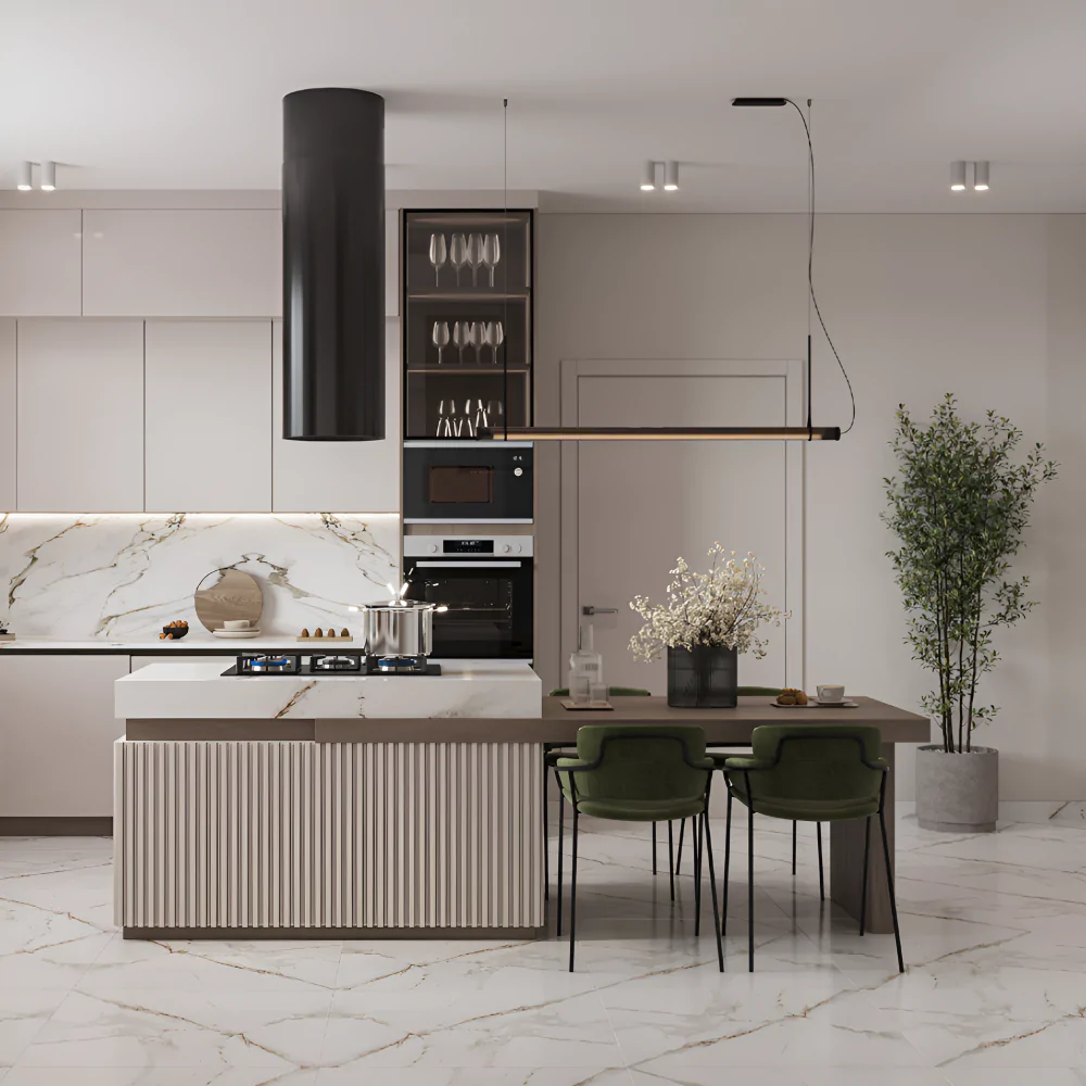 Дизайн-проєкт інтер'єру котеджу в сучасному стилі