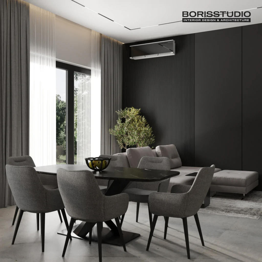 Дизайн-проєкт котеджу в сучасному стилі