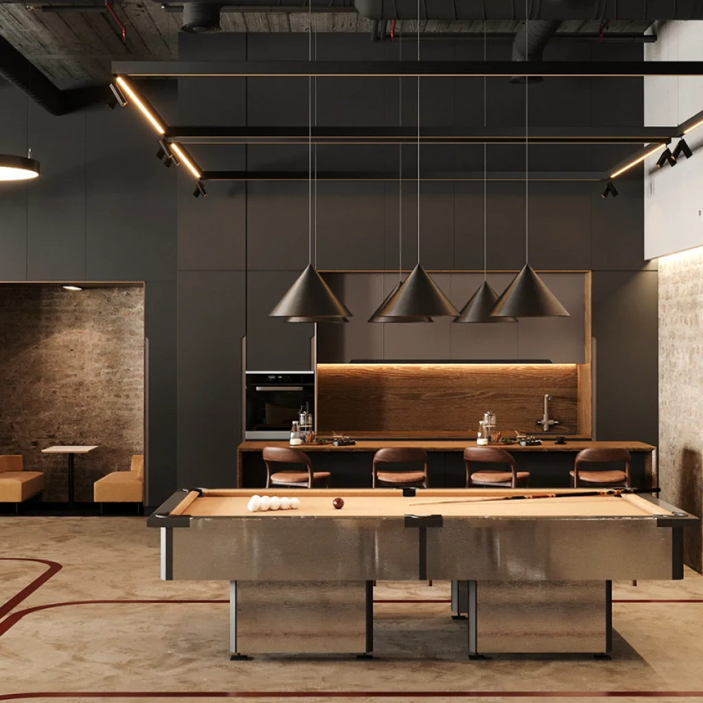 Дизайн-проект коворкінгу в стилі лофт