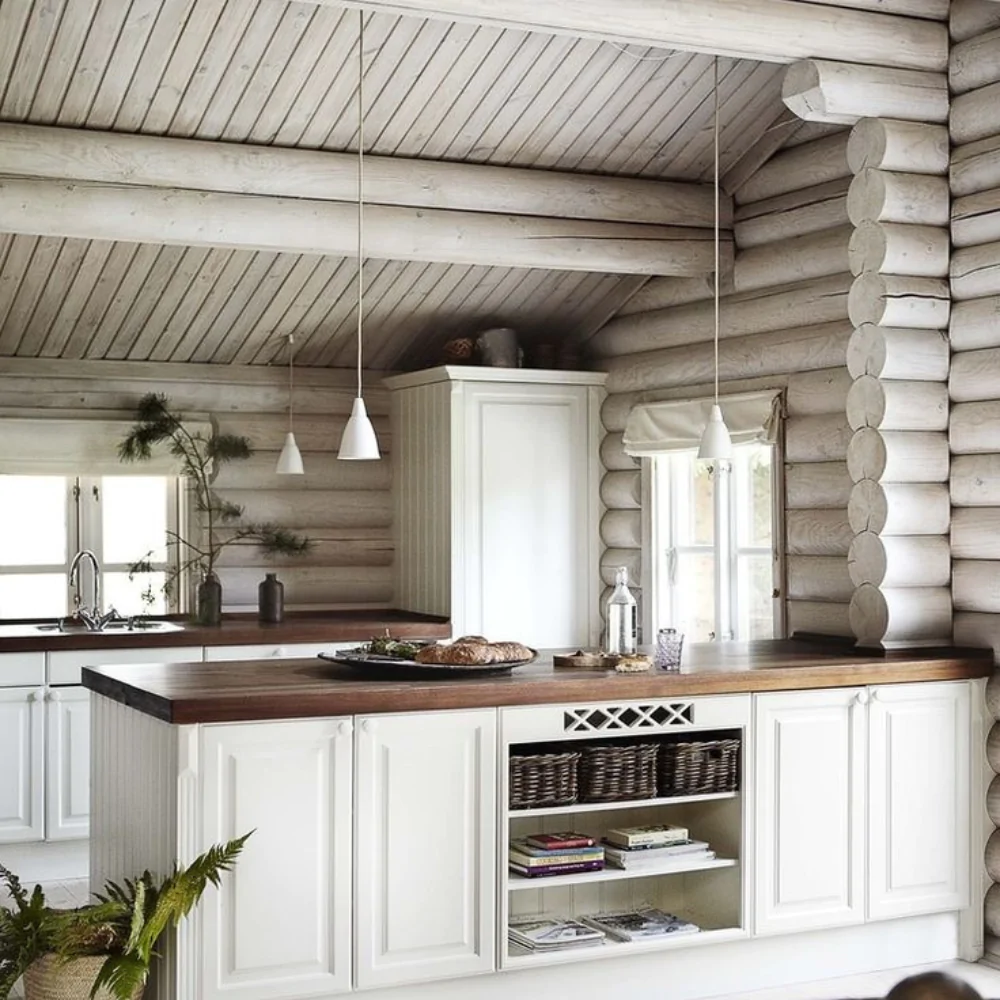 Кухня в дерев'яному будинку