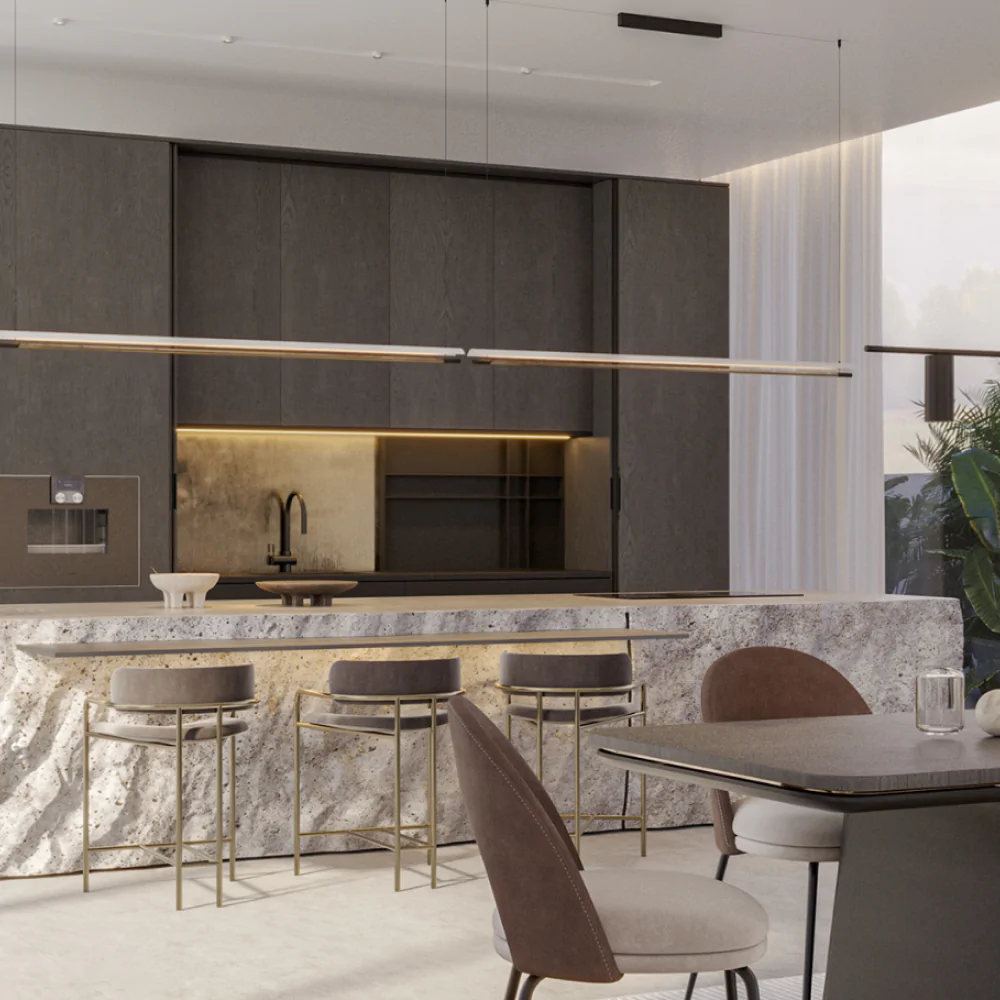 Дизайн-проект кухни на загородной вилле