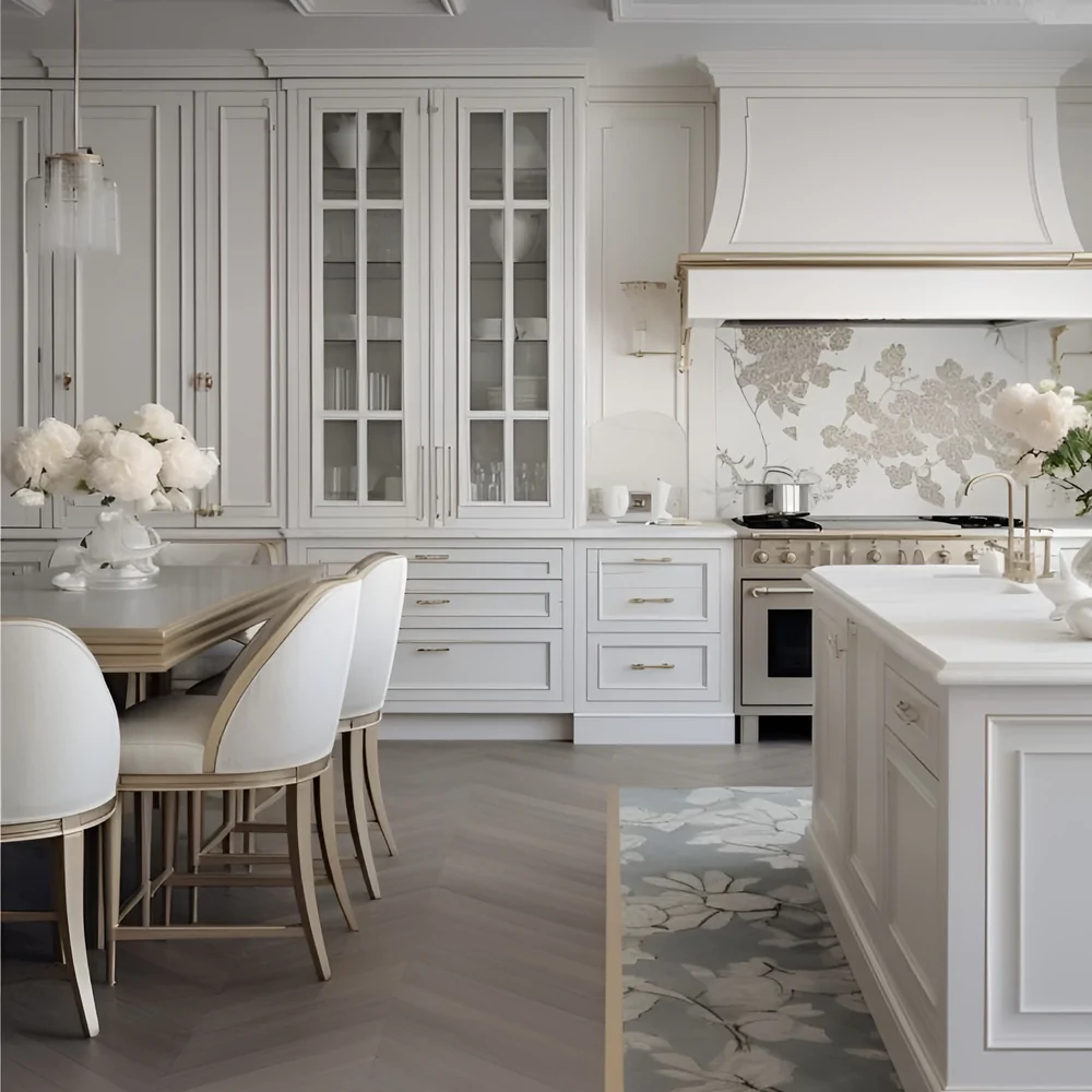 Дизайн інтер'єру кухні в англійському стилі