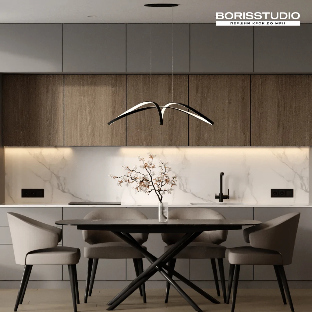 Дизайн-проєкт кухні у стилі мінімалізм