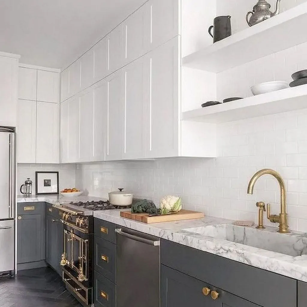 Дизайн інтер'єру кутової кухні у стилі модерн