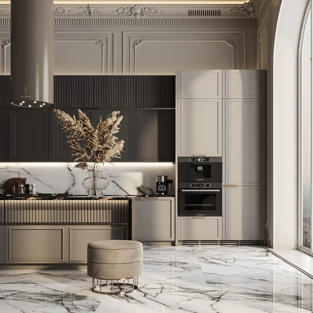 Дизайн-проект інтер'єру кухні в стилі модерн