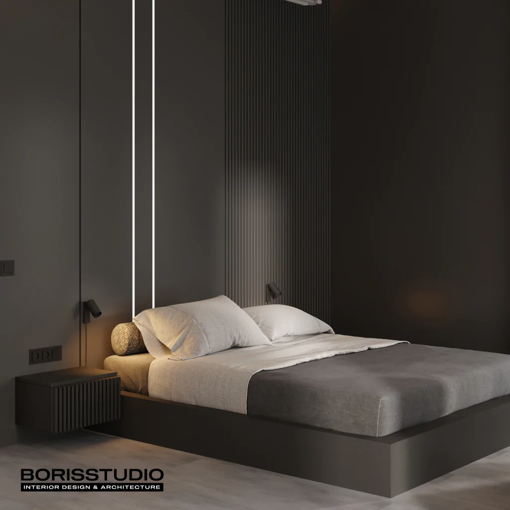 Інтер'єр квартири у темних тонах, фото №19