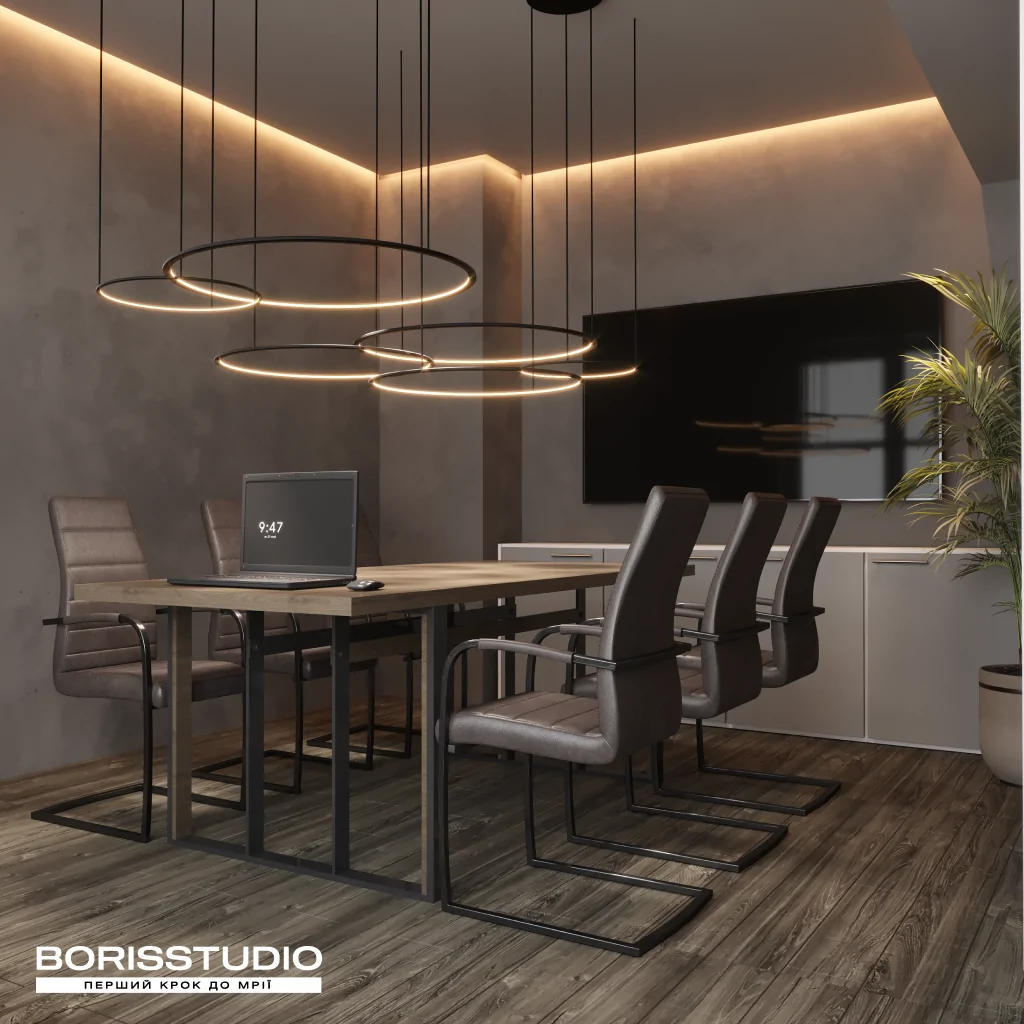 Дизайн-проект интерьера офиса в стиле лофт