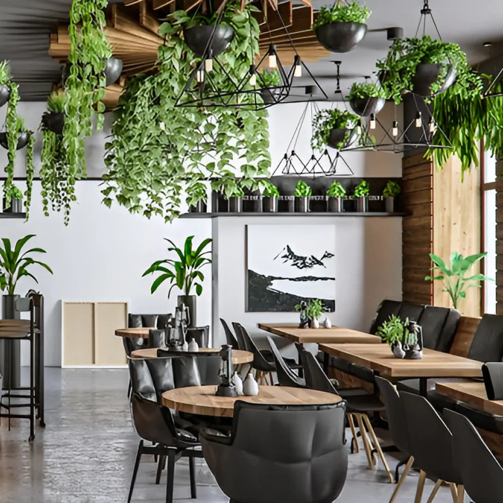 Стиль лофт у дизайні інтер'єру кав'ярні