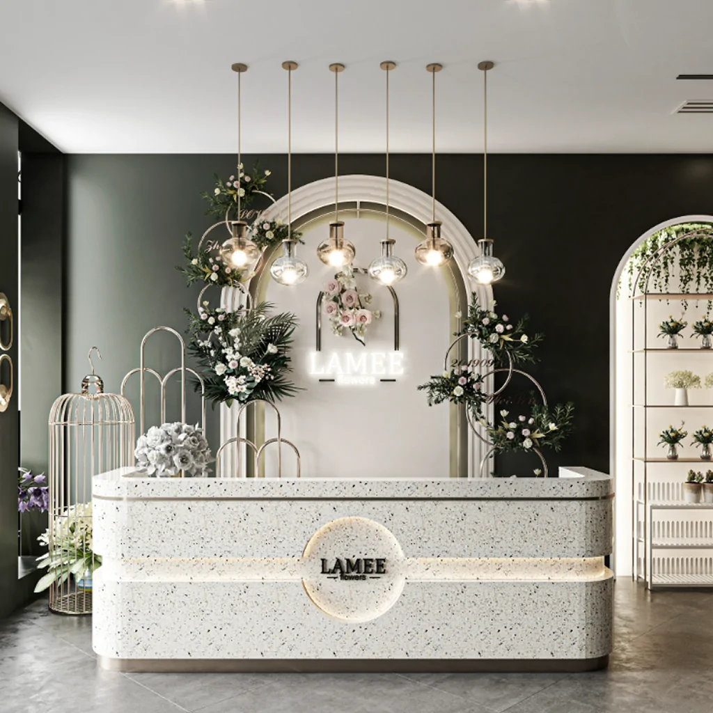 Дизайн квіткового магазину у класичному стилі