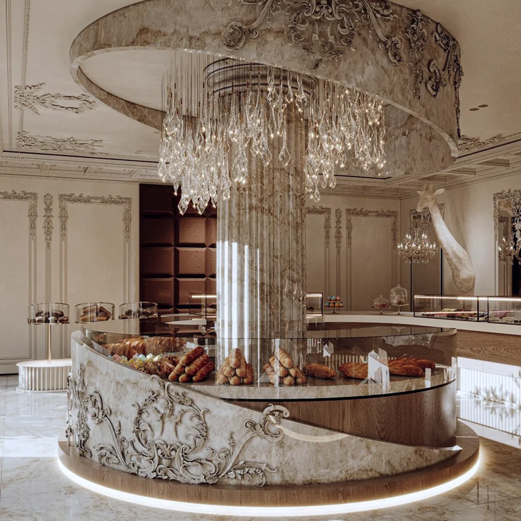 Дизайн інтер'єру магазину у класичному стилі