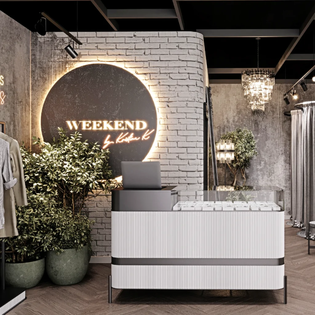 Дизайн-проект магазину одягу в стилі лофт