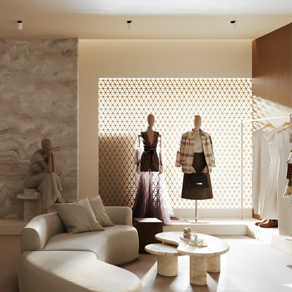 Дизайн-проект магазину одягу у стилі мінімалізм