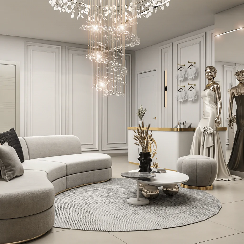 Дизайн магазину в стилі модерн