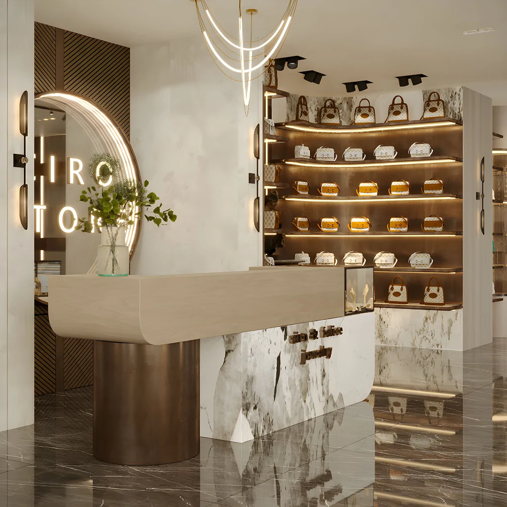 Дизайн магазину аксесуарів у стилі модерн