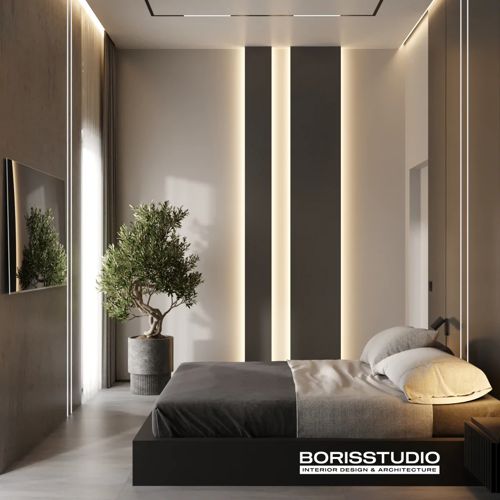 Дизайн маленькой спальни в стиле минимализм