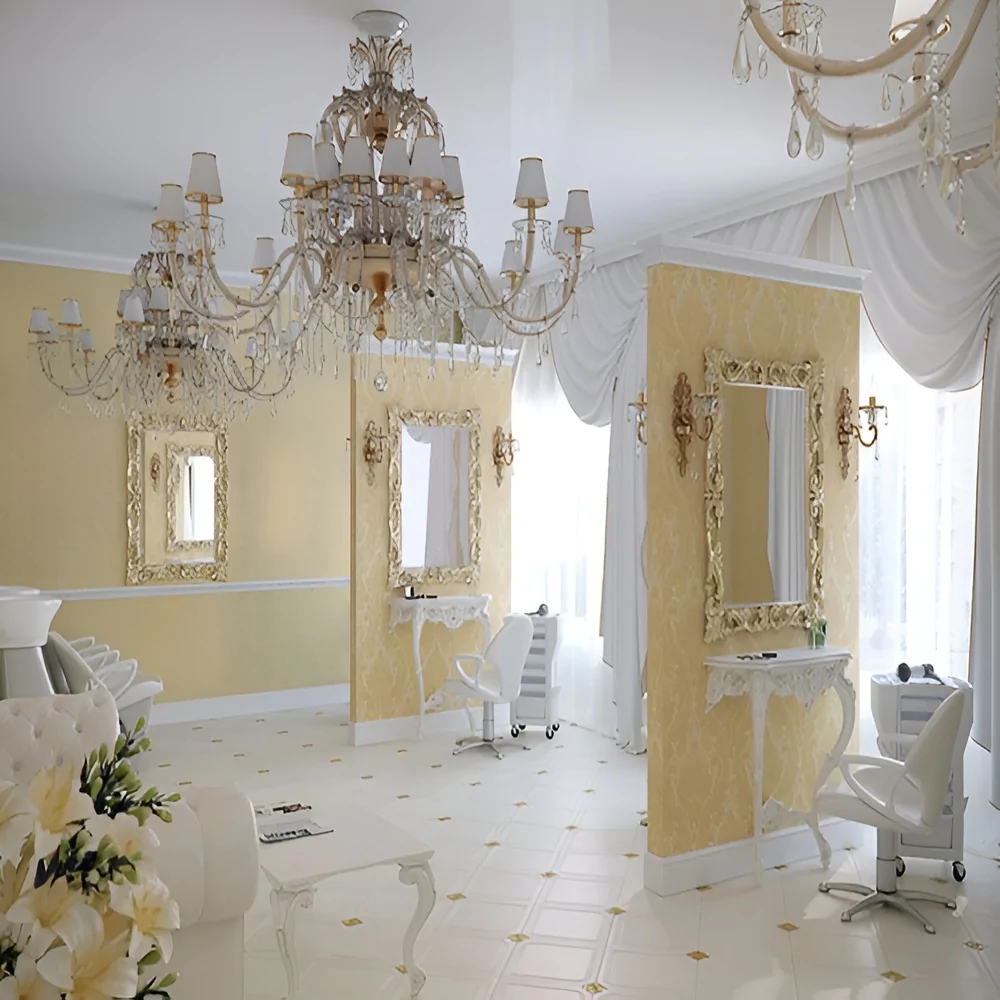 дизайн меблів салону краси в класичному стилі