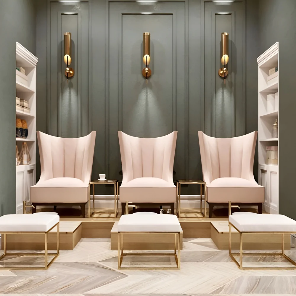 меблі в інтер'єрі салону краси в класичному стилі