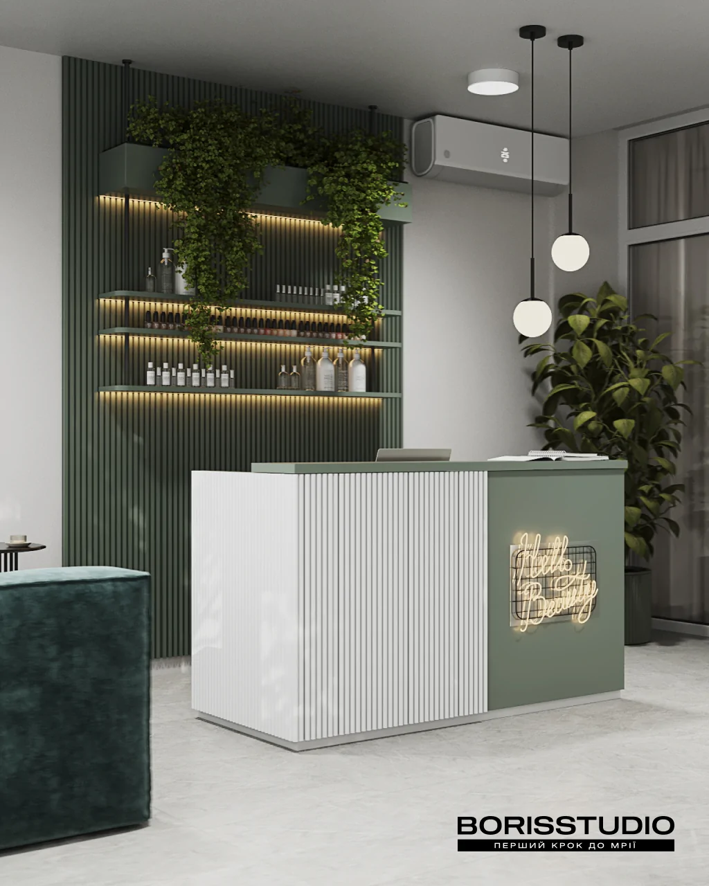 Меблі для салону краси на замовлення