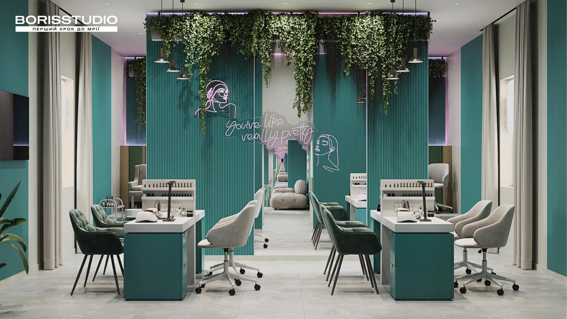 Меблі для салону краси на замовлення Київ