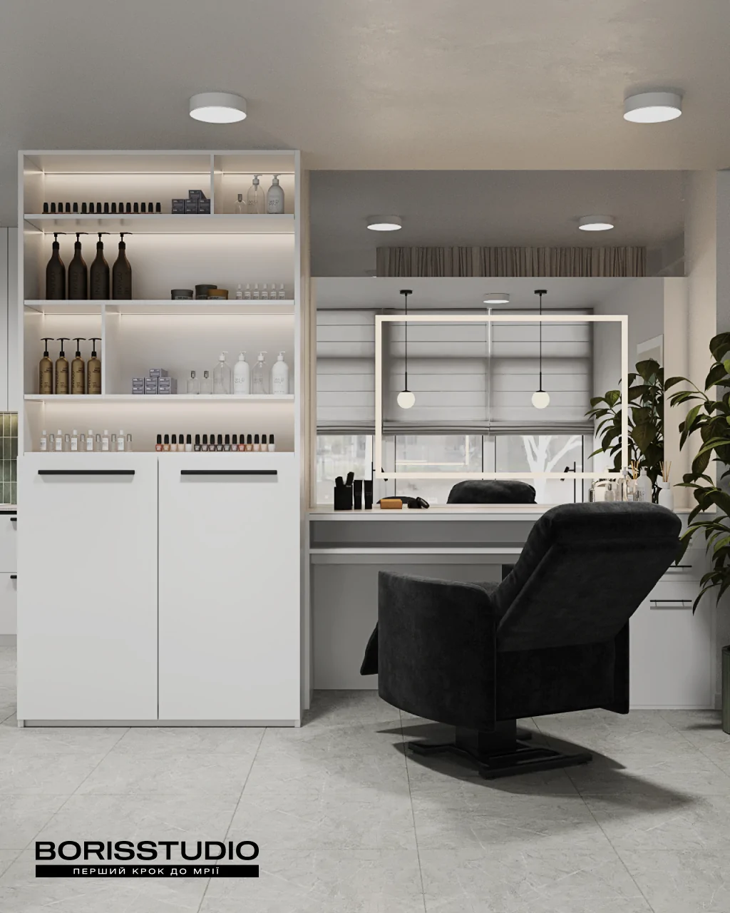 Шафа для салону краси на замовлення Київ