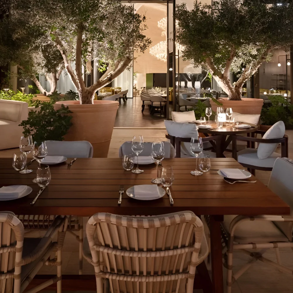 Дизайн інтер'єру ресторану в італійському стилі №12