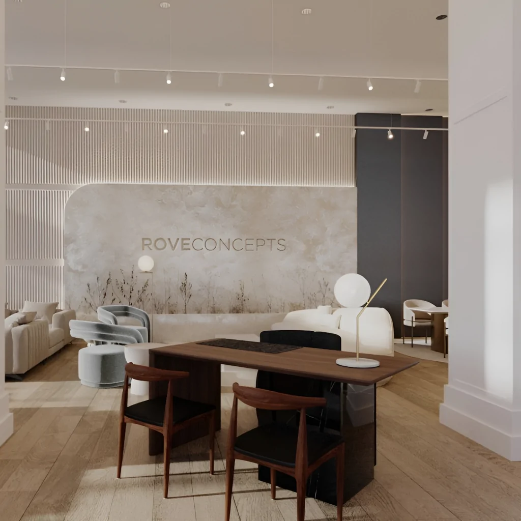 Дизайн інтер'єру меблевого магазину