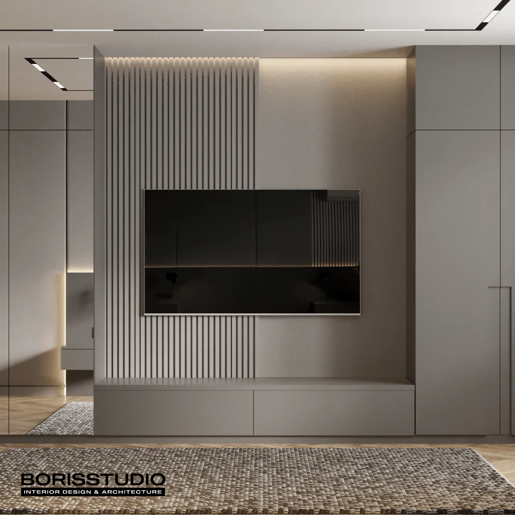 Спальна кімната для будинку у стилі мінімалізм