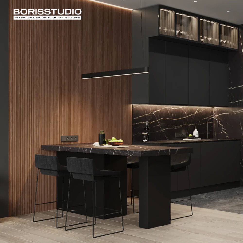 Стиль мінімалізм в інтер'єрі кухні