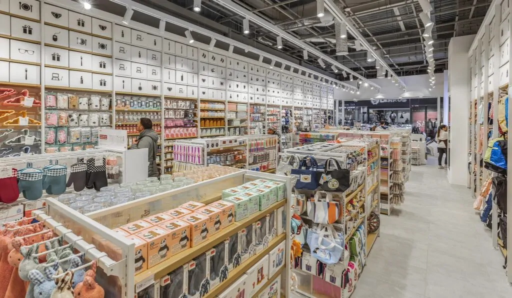 Ремонт магазину «‎MINISO» в ТРЦ «‎Караван»