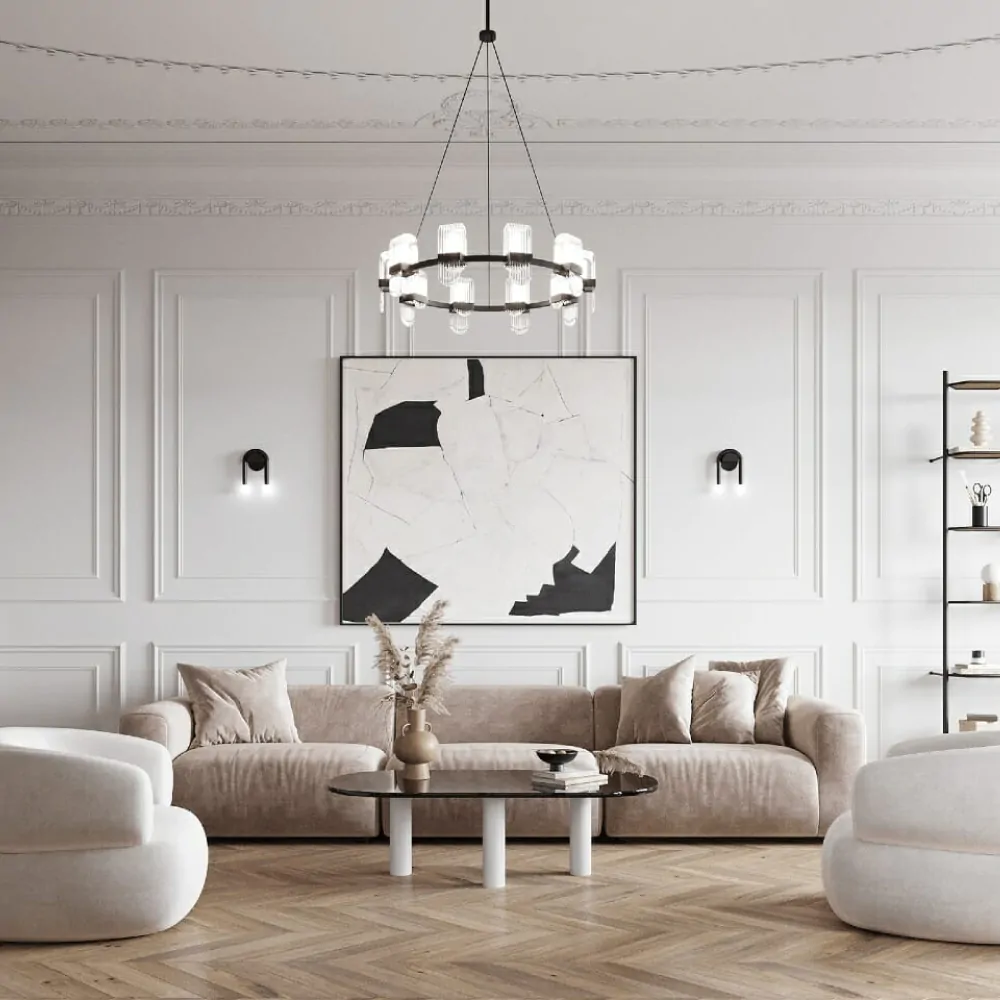 Дизайн інтер'єру будинку в стилі неокласики