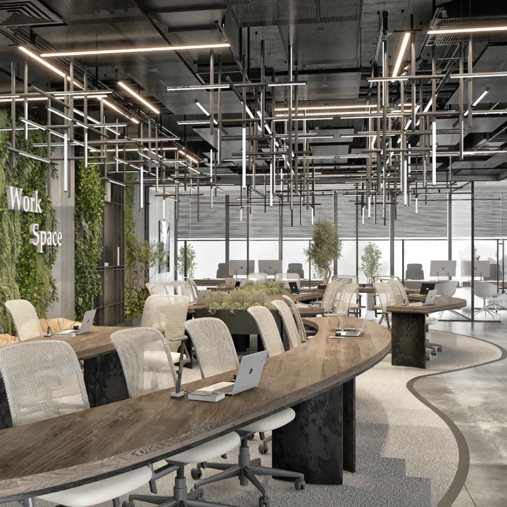 Екодизайн у дизайні офісу формату Open Space