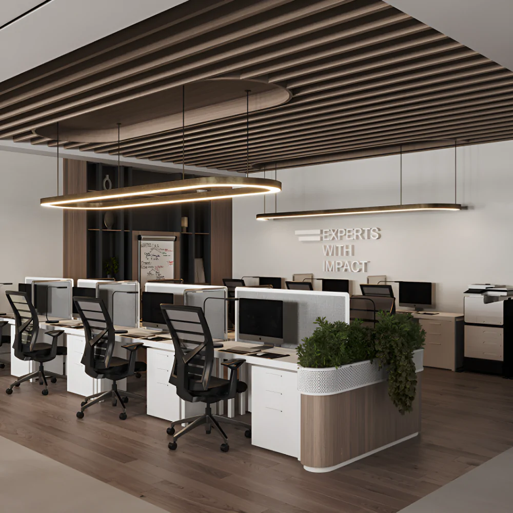 Офіс Open Space у сучасному стилі