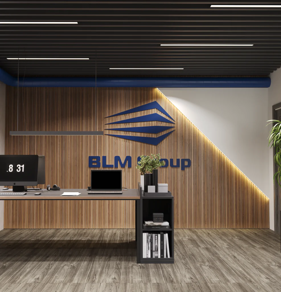 Дизайн-проєкт інтер’єру офісу “BLM Group”