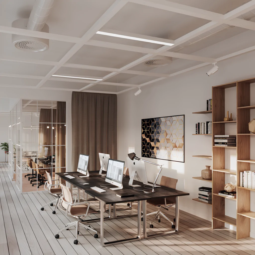 Дизайн офісу у скандинавському стилі