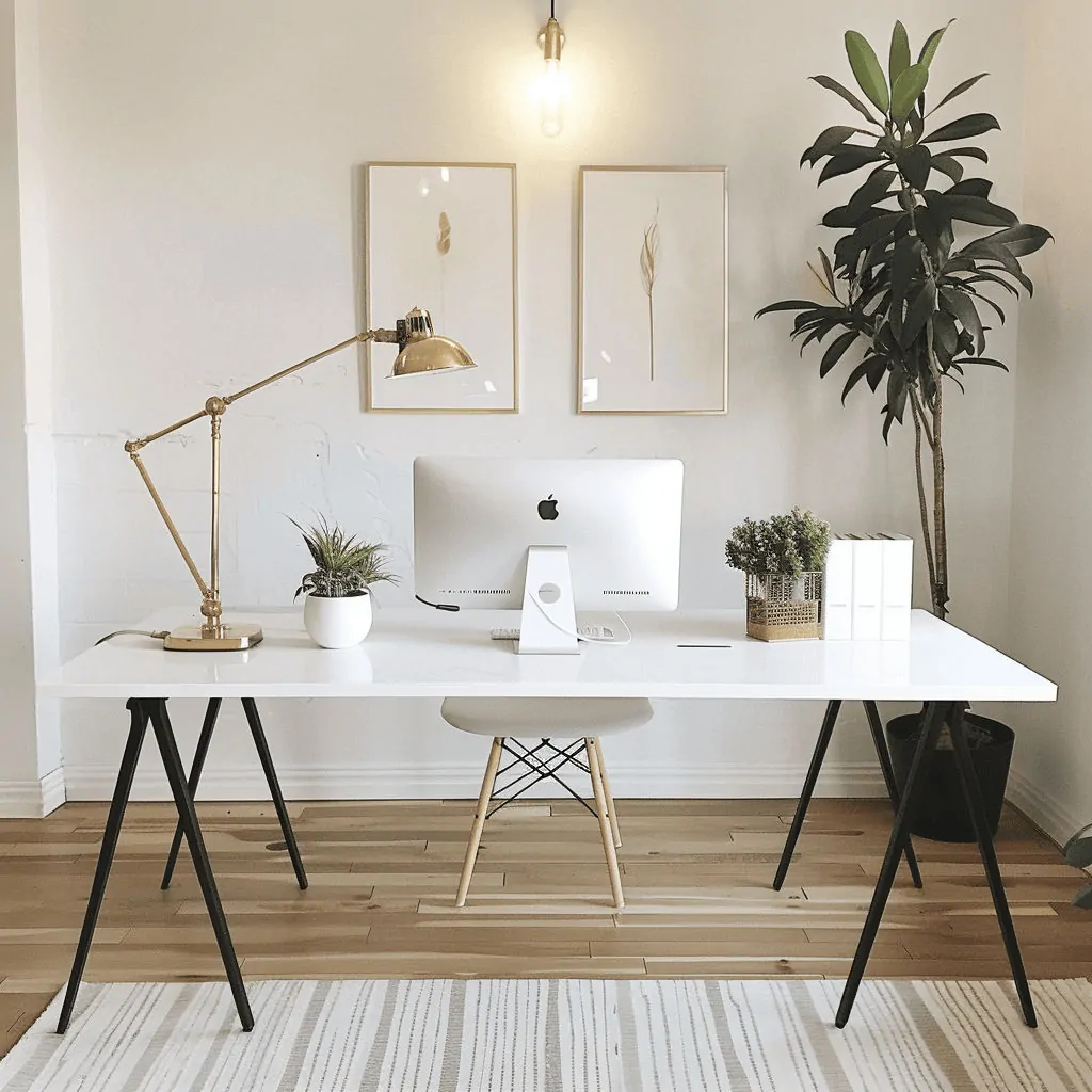 Офіс у скандинавському дизайні інтер'єру